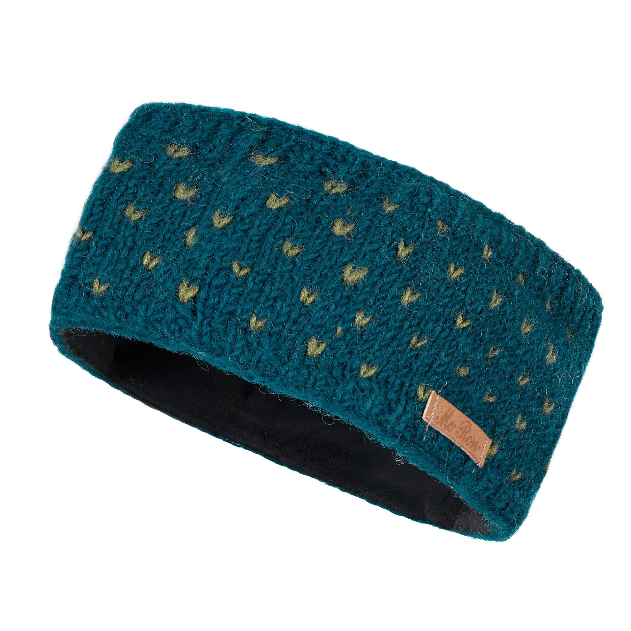 McRon Stirnband Modell Nadja gefüttert mit Fleece, hoher Schurwollanteil günstig online kaufen