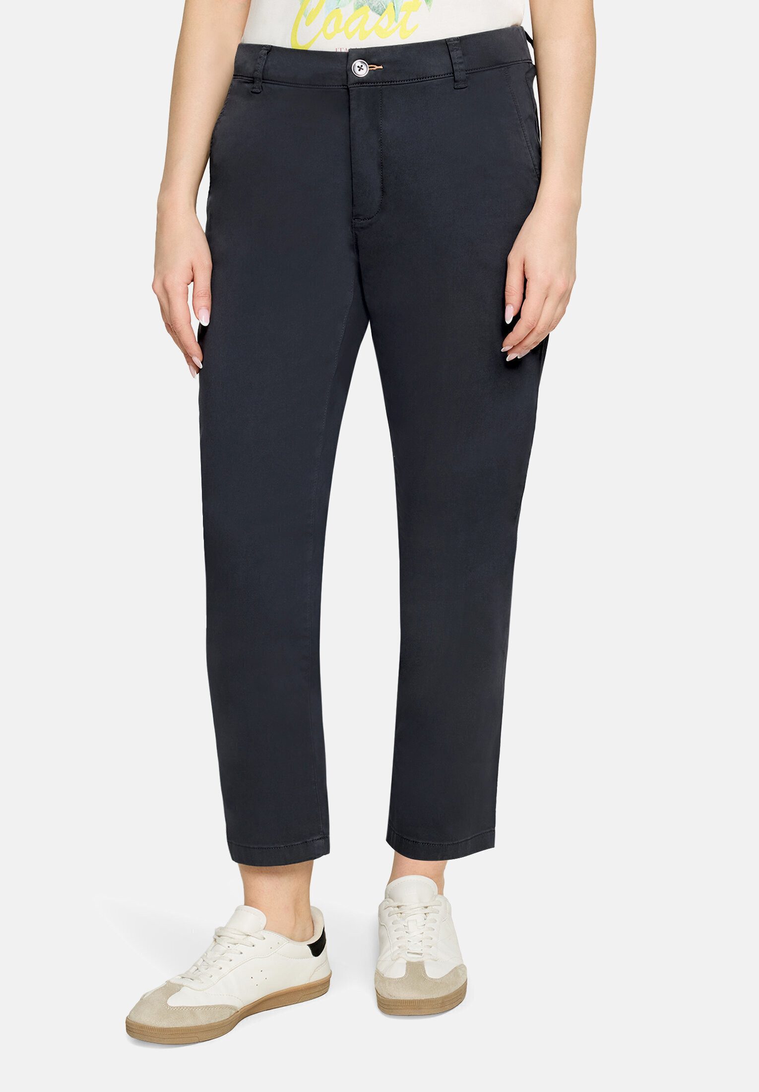 Cartoon Chinohose Damen mit Gummizug