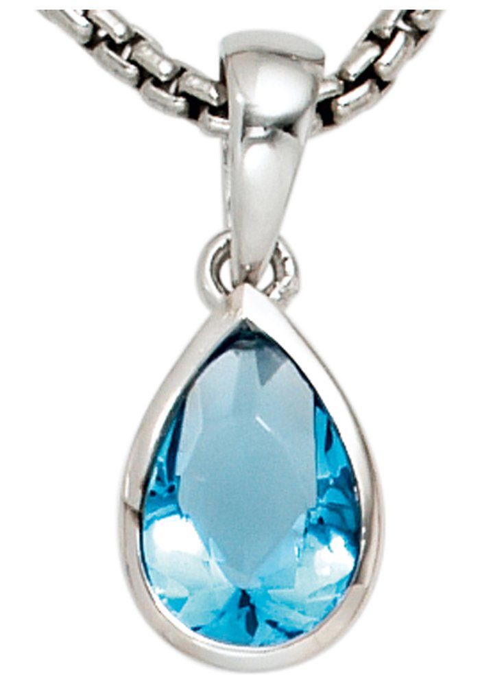 JOBO Kettenanhänger Anhänger Tropfen, 925 Silber mit Zirkonia günstig online kaufen