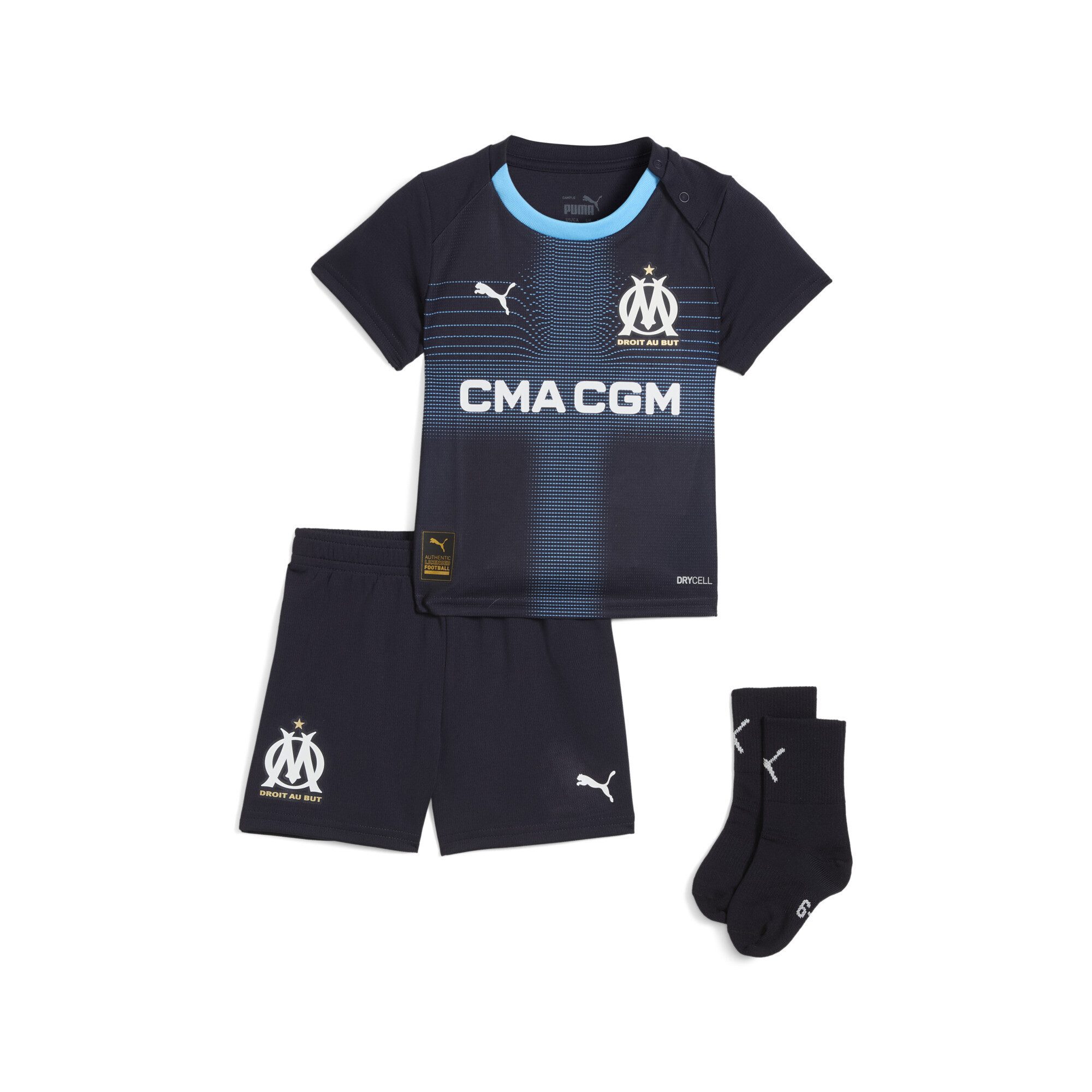 PUMA Trainingsanzug Olympique de Marseille 25/26 Auswärtstrikot-kit Kinder