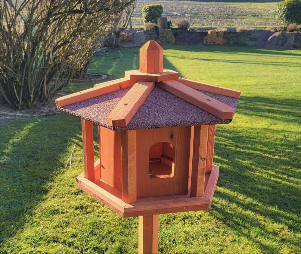 BruKa Vogelhaus Vogelhaus VÖGLEIN mit Ständer Vogelfutterhaus Futterhaus Vo günstig online kaufen