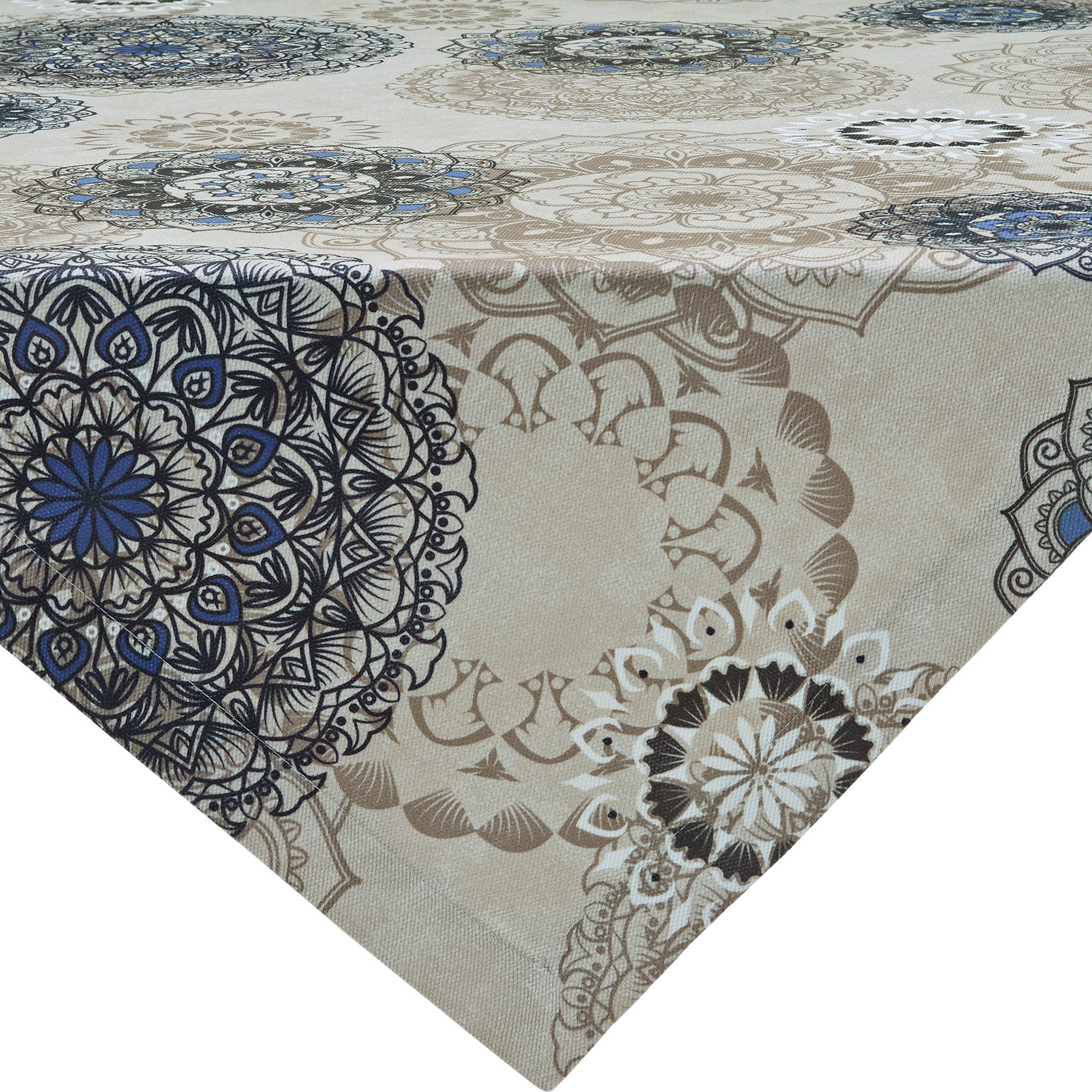 Erwin Müller Mitteldecke Mitteldecke "Mandala", bügelleicht Ornamente
