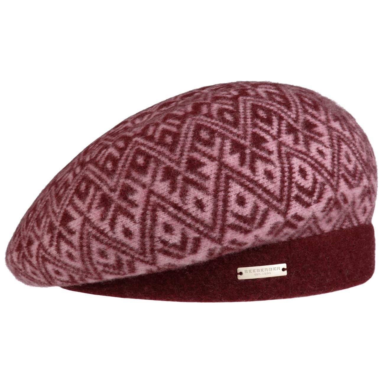 Seeberger Strickmütze (1-St) Baske