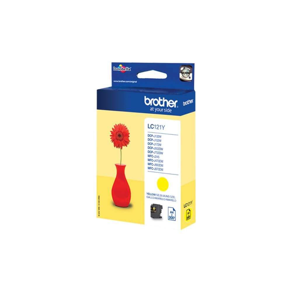 Brother Tintenpatrone LC121Y Tintenpatrone