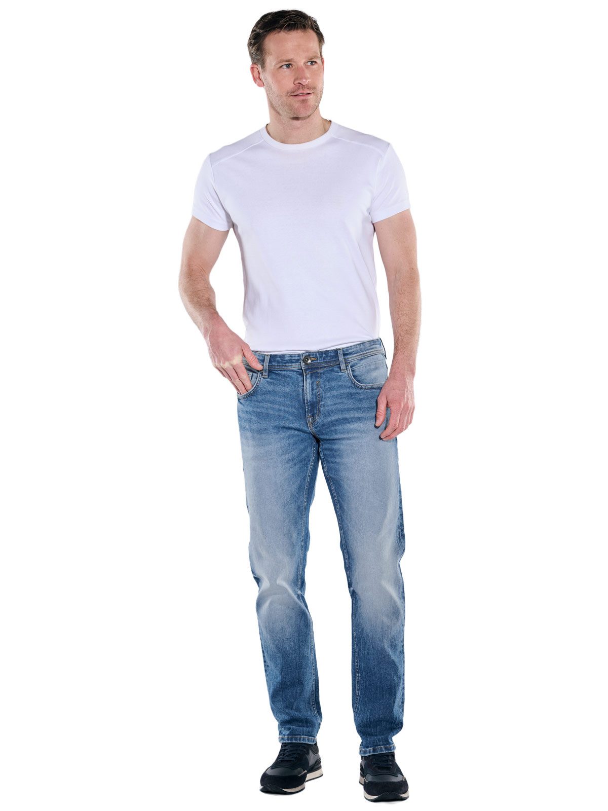 Engbers Stretch-Jeans Herren Jeans 5-Pocket Superstretch, Brilliantblau