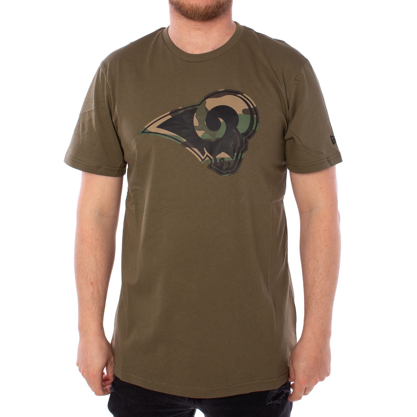 New Era T-Shirt T-Shirt New Era Los Angeles Rams Camo Lo (1-tlg) Großer "Los Angeles Rams" Logo-Print