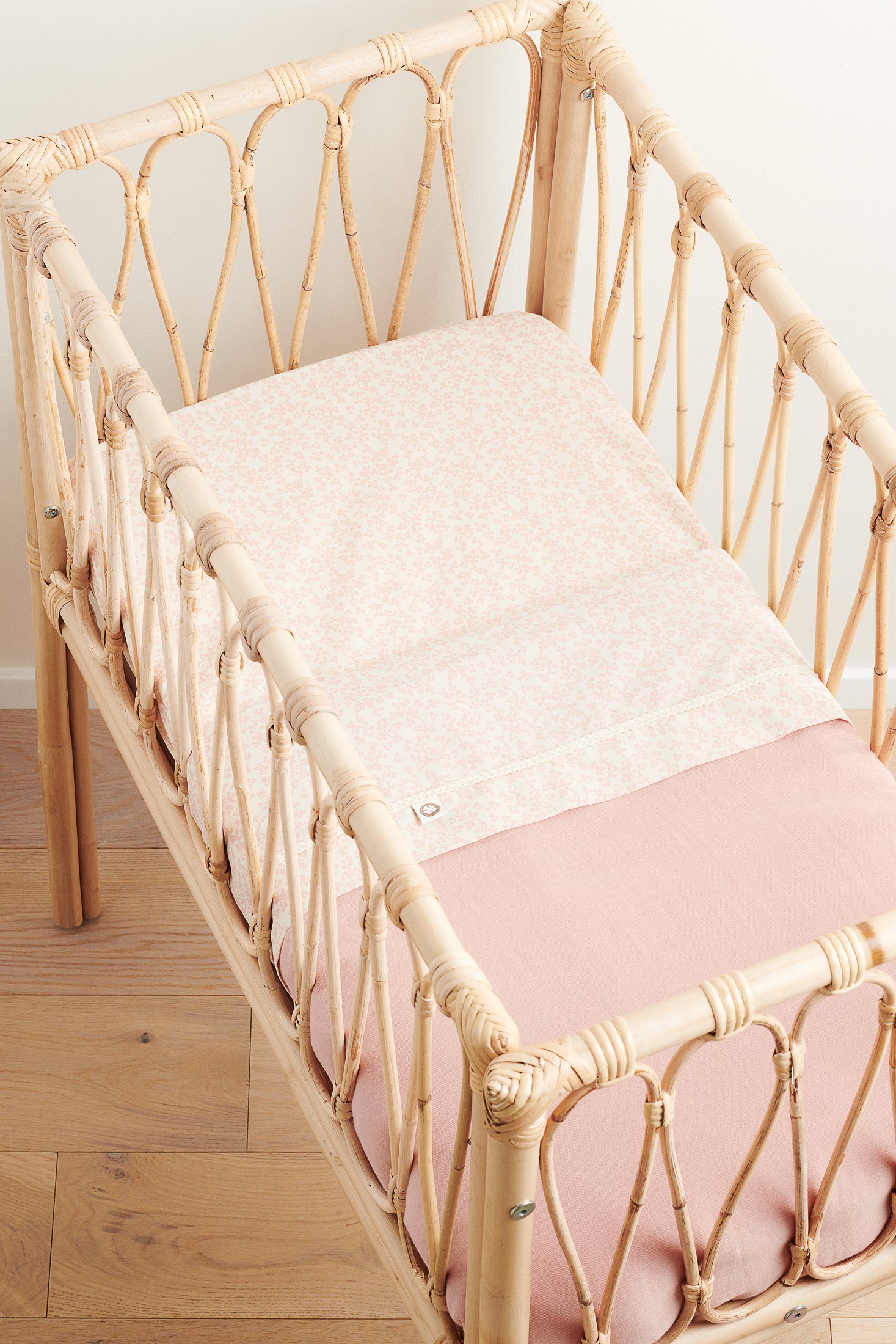 Babydecke Noppies Decke für die Wiege Filled 75x100 cm, Noppies Misty Rose | Kuscheldecken