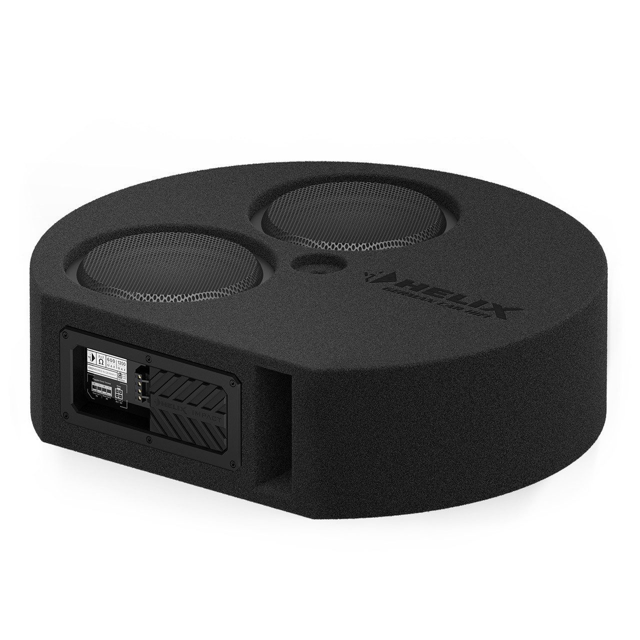 Helix IK ER8.2-DVC2 MK2, 2 x 20cm runder Bassreflex-Subwoofer Auto-Subwoofer (600 W, max.: W 20 cm)