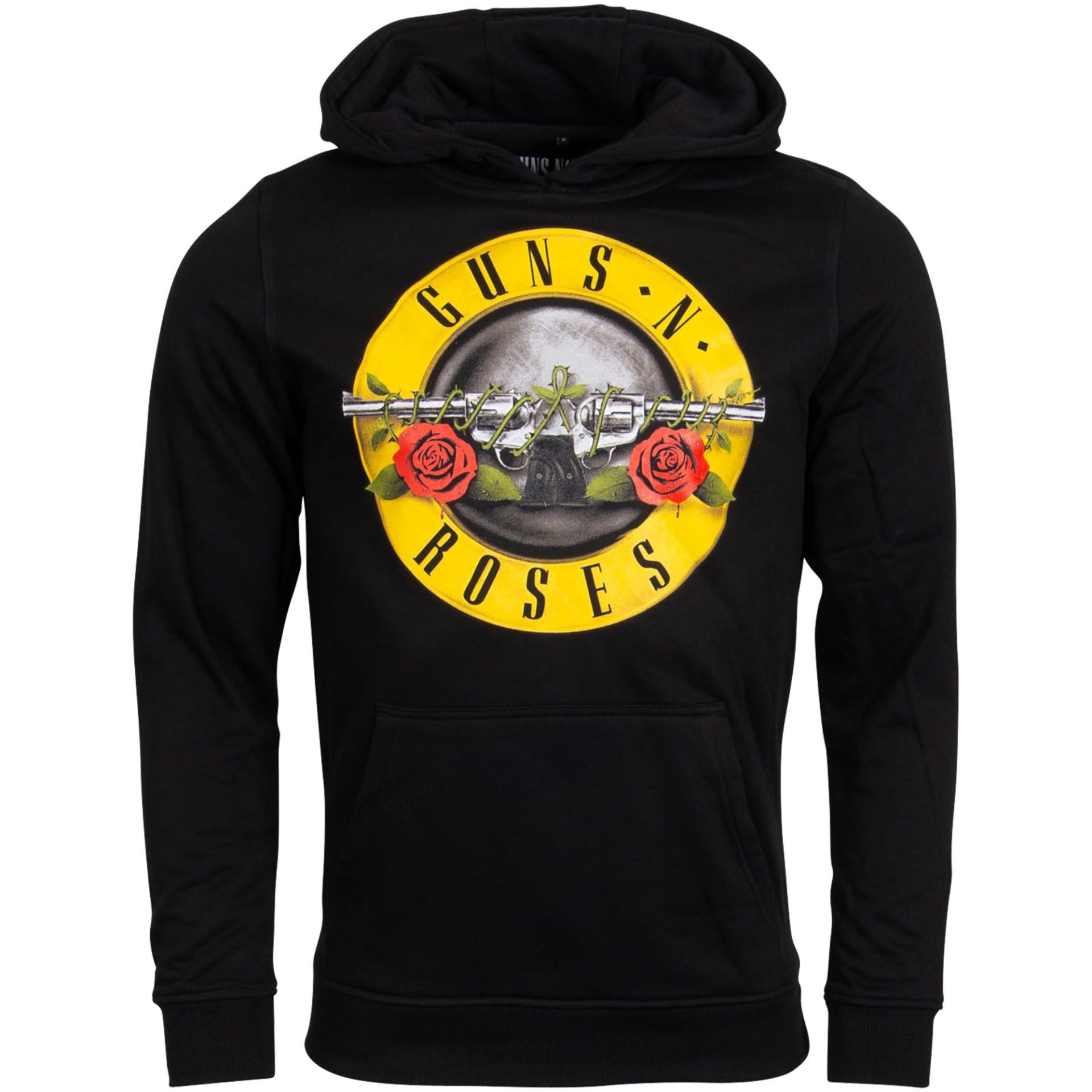 Guns N' Roses Kapuzenpullover Hoodie mit Logo schwarz