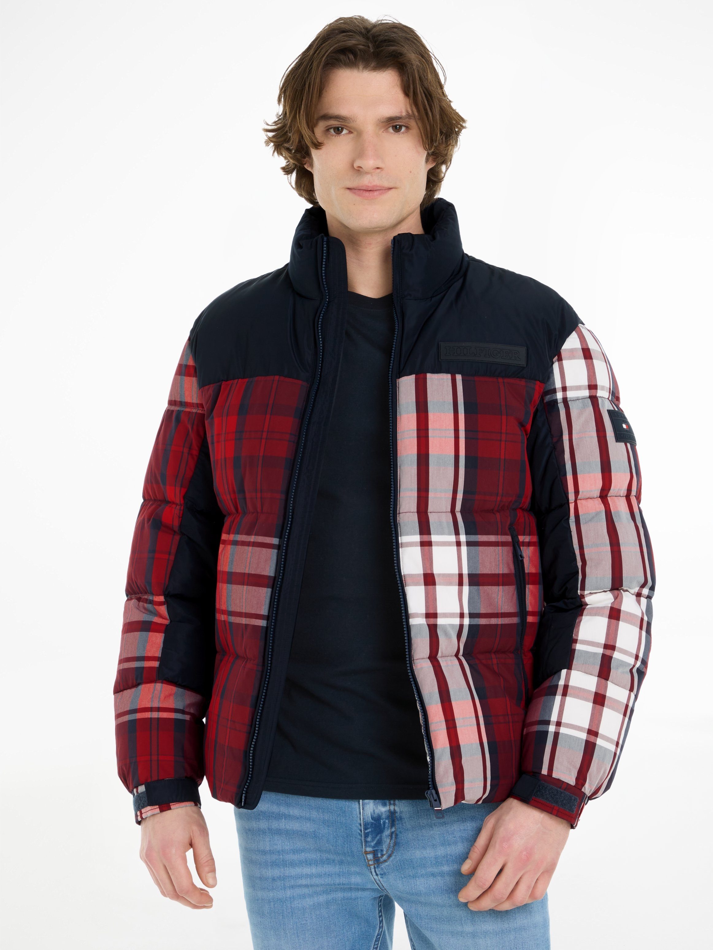 EW Tommy Steppjacke PUFFER YORK Hilfiger JACKET CHECK