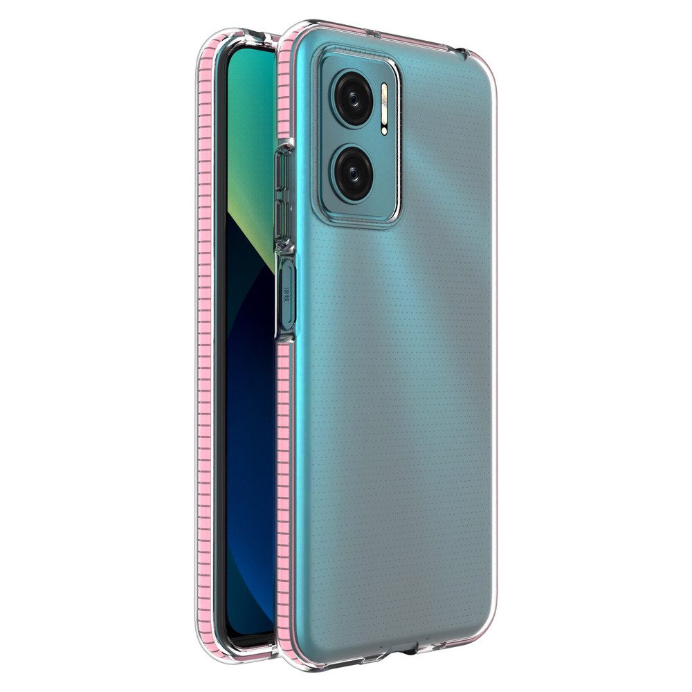 Hurtel Handyhülle Schutzhülle Silikonhülle Handyschale, 1 mm dünn, TPU, farbiger Rahmen, Kantenschutz
