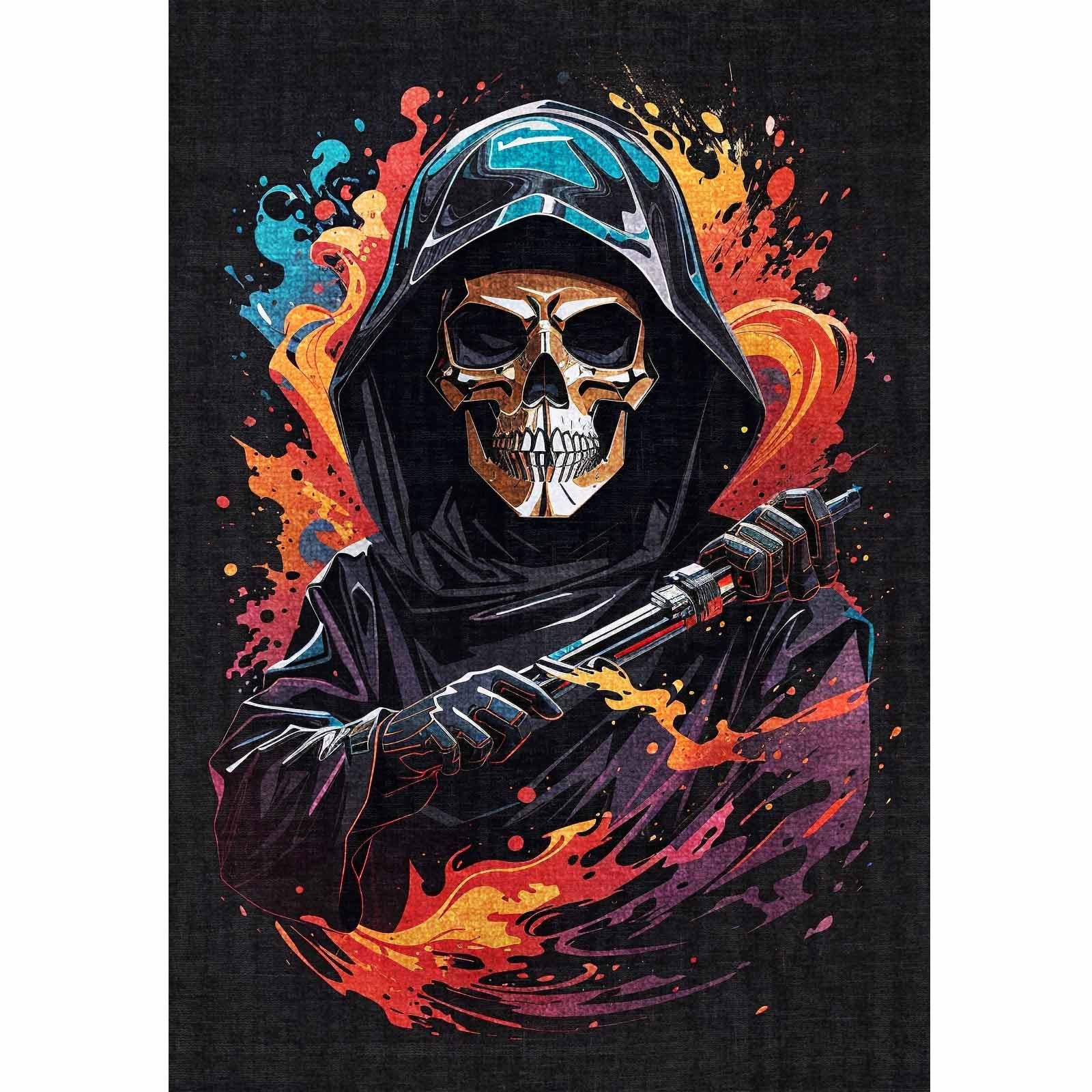 Bamyum Teppich Power Teppich mit Chenille Druck, Gaming Videospiel Waschbarer Teppich, Einzelstück