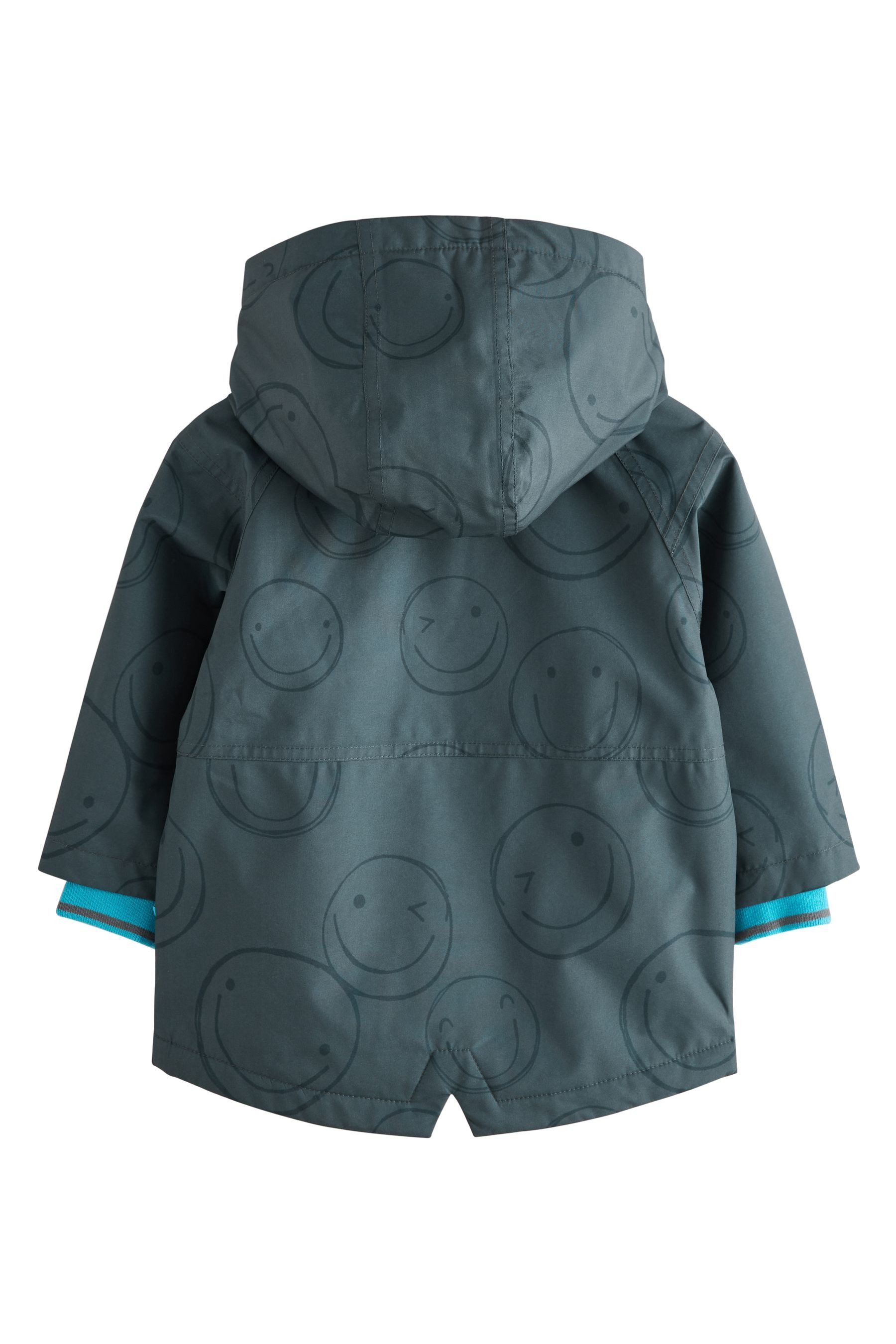 Next Regenjacke Wasserfester Mantel mit Fleece-Futter günstig online kaufen