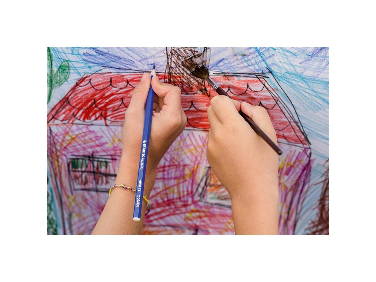STABILO Buntstift STABILO aquacolor Aquarell-Buntstift - 18er Set