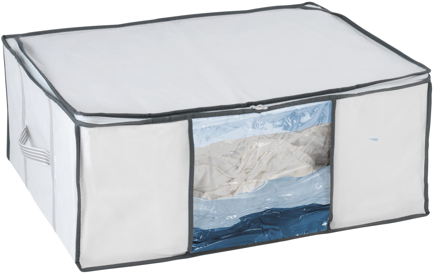WENKO Unterbettkommode Vakuum Soft Box, integrierte Vakuum-Tasche & Blitzventil, bis zu 75 % Platzersparnis