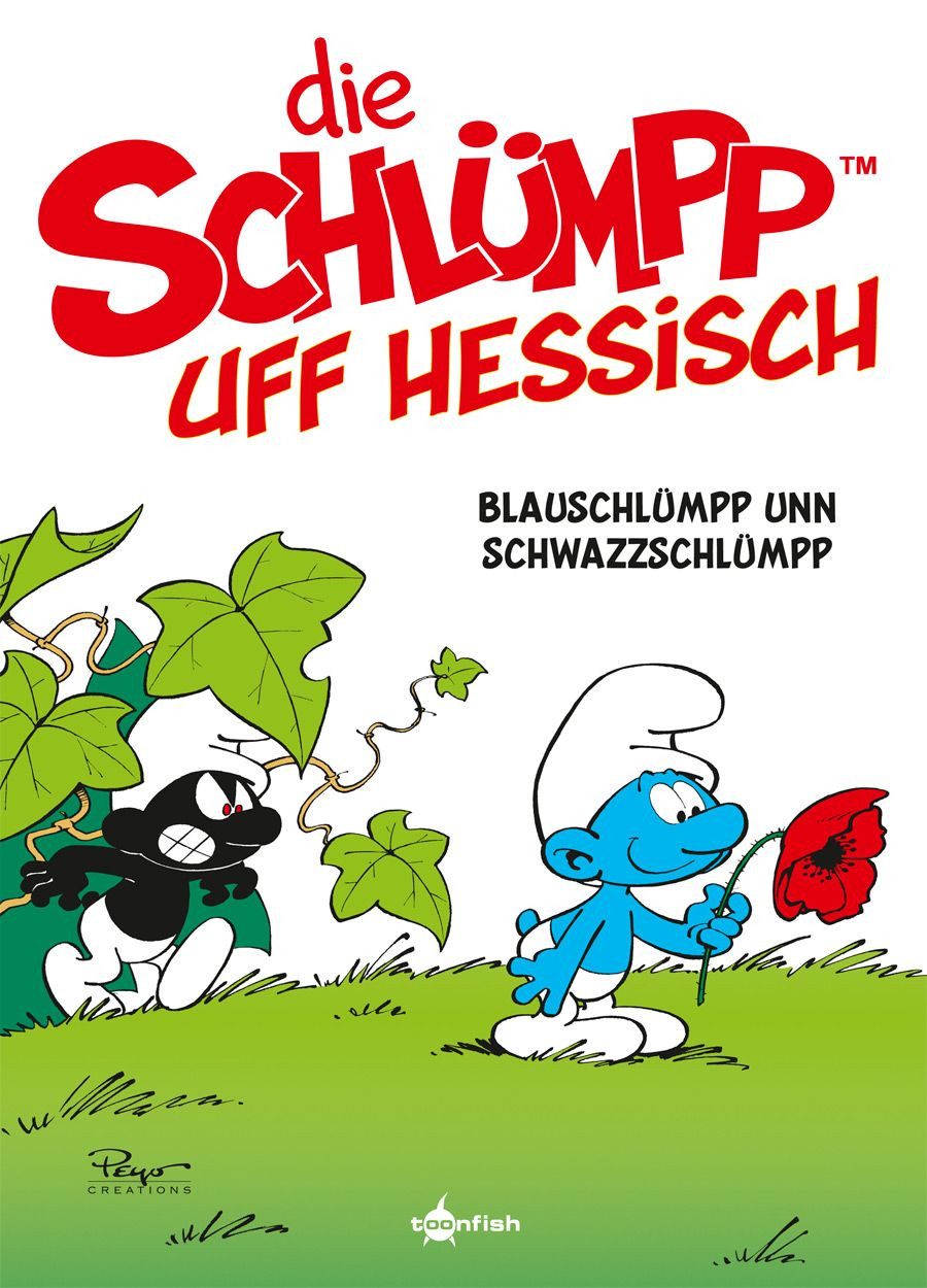 Cartoon De Schlümpp uff Hessisch: Blauschlümpp unn Schwazzschlümpp Die Schlümp Peyo