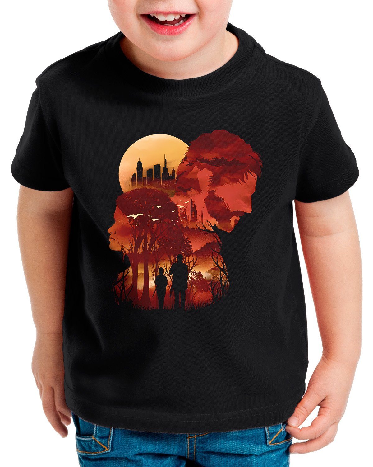 tv Sunset Print-Shirt of us ps4 Kinder style3 T-Shirt last Cure ps5 videospiel the