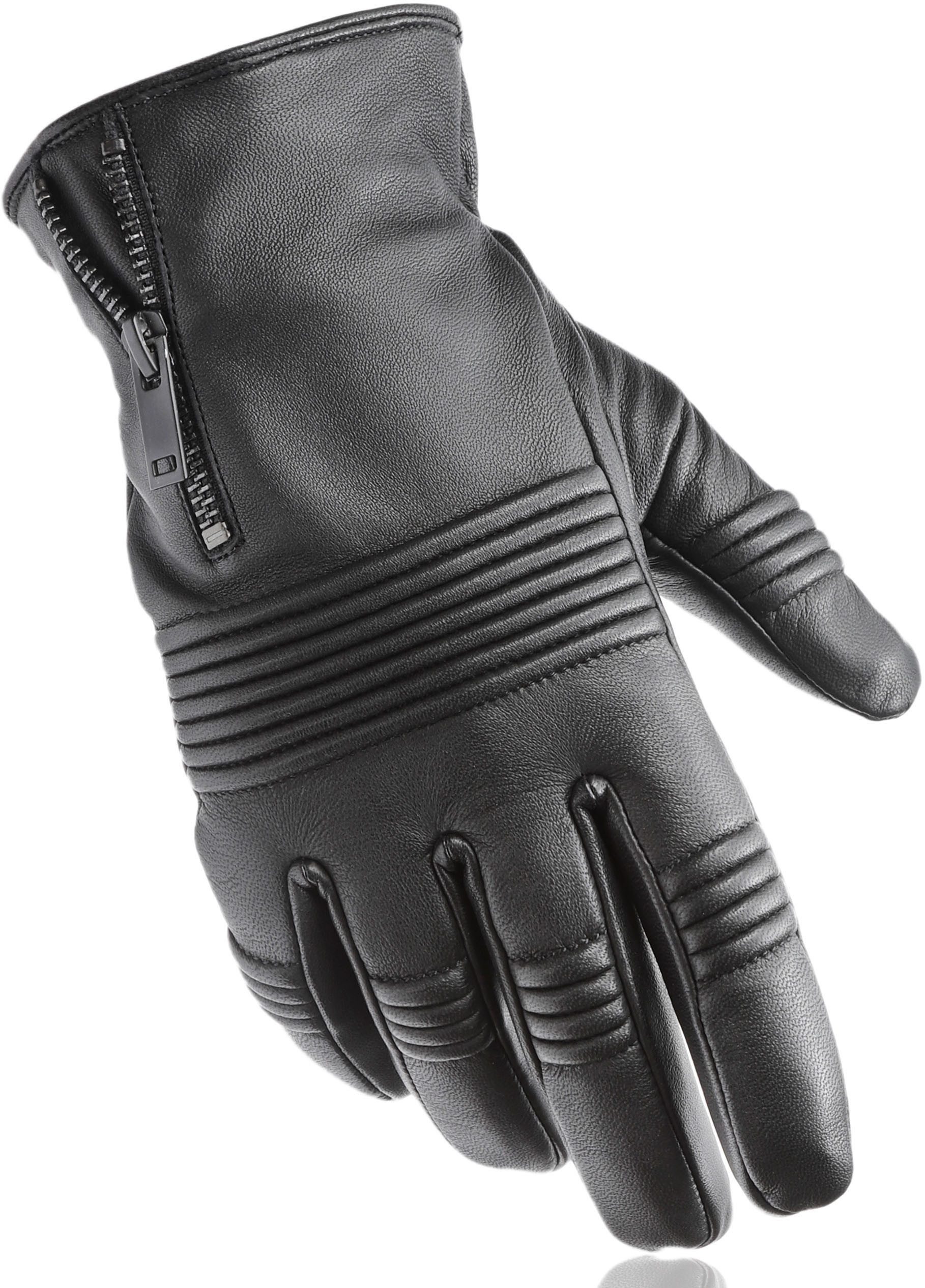 PEARLWOOD Lederhandschuhe mit stilvollen Ziernähten günstig online kaufen