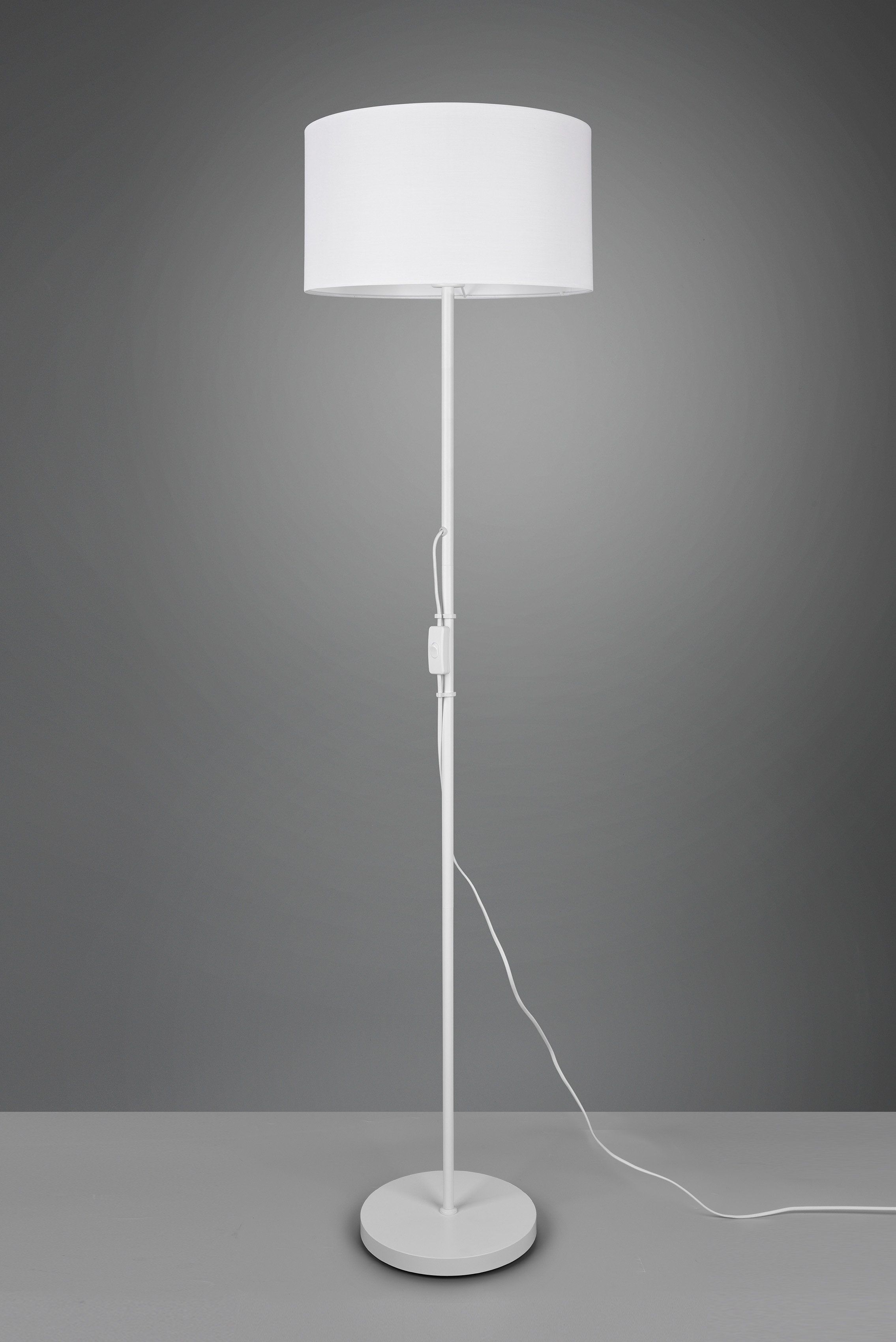 Stehlampe Ã˜ E27 160cm, ohne Leuchtmittel Schirm wählbar 36cm, Leuchten Leuchtmittel, TARKIN, TRIO Höhe Ein-/Ausschalter, frei