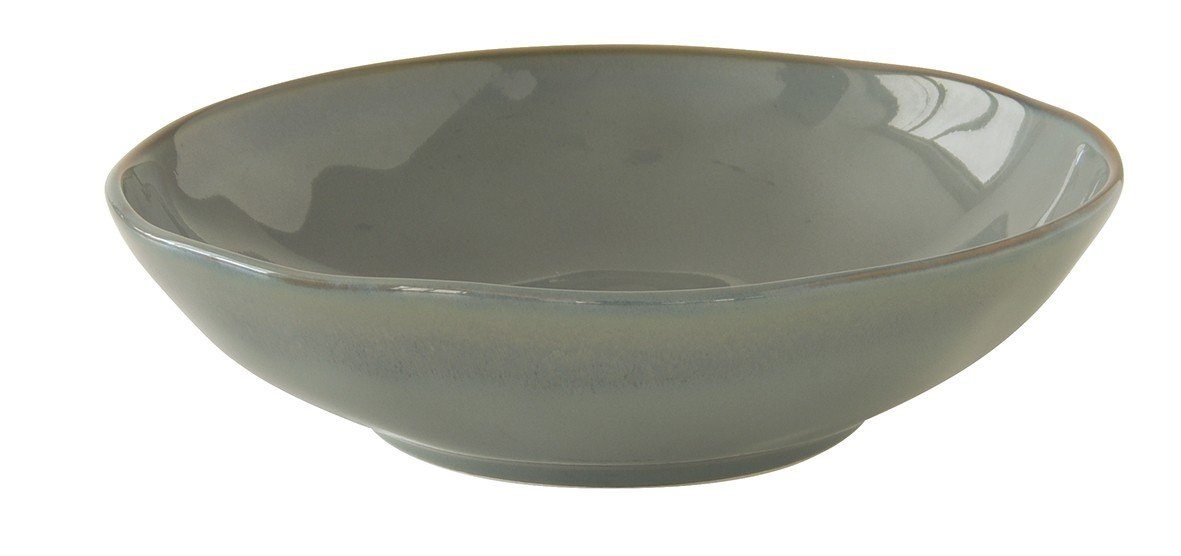 Interiors, D:19cm Graugrün Suppenteller Porzellan easylife H:5cm
