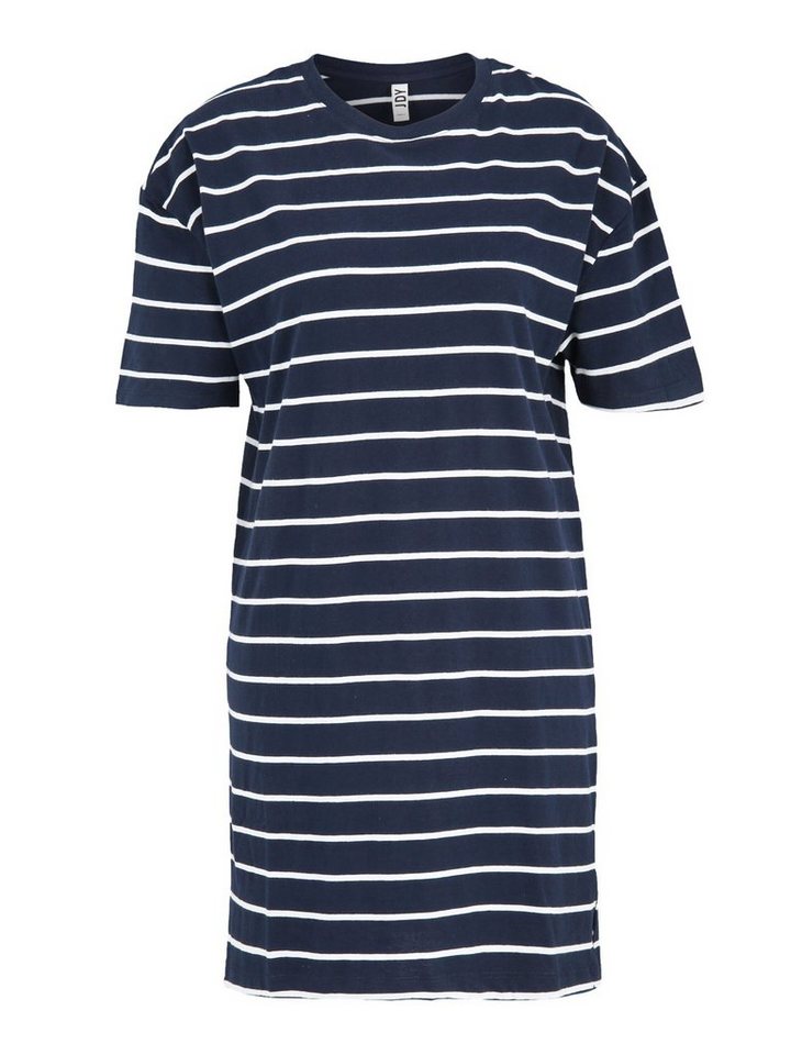 JACQUELINE de YONG Shirtkleid Lockeres Mini T-Shirt Kleid JDYLUCIA (lang, 1- tlg) 4184 in Dunkelblau