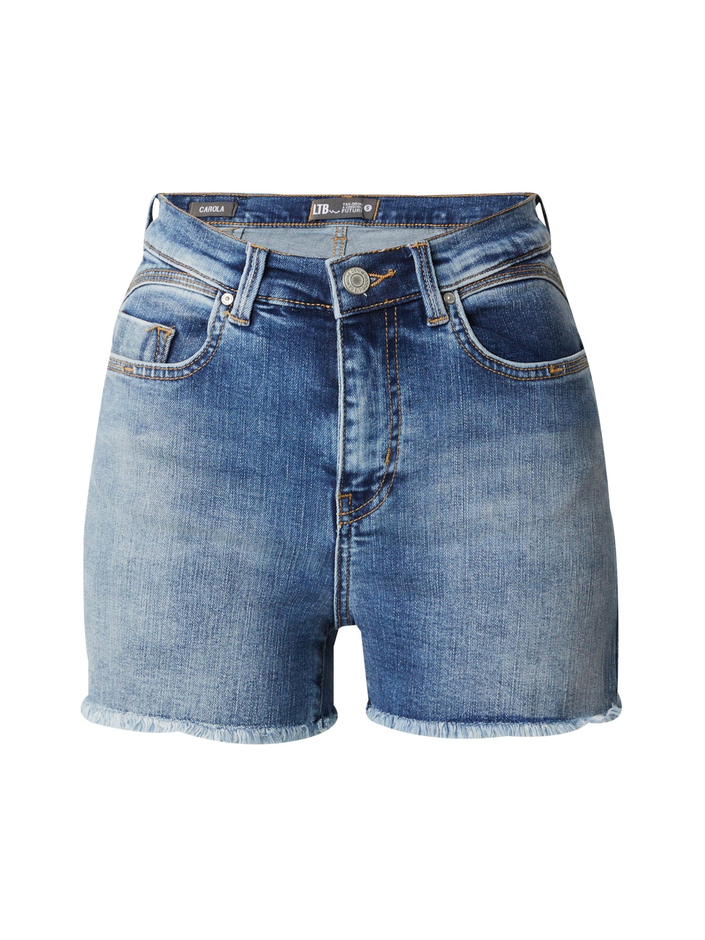 LTB Jeansshorts CAROLA (1-tlg) Fransen