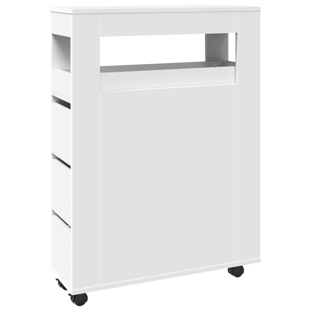 vidaXL Schrankmodule Badschrank Schmal mit Rollen günstig online kaufen