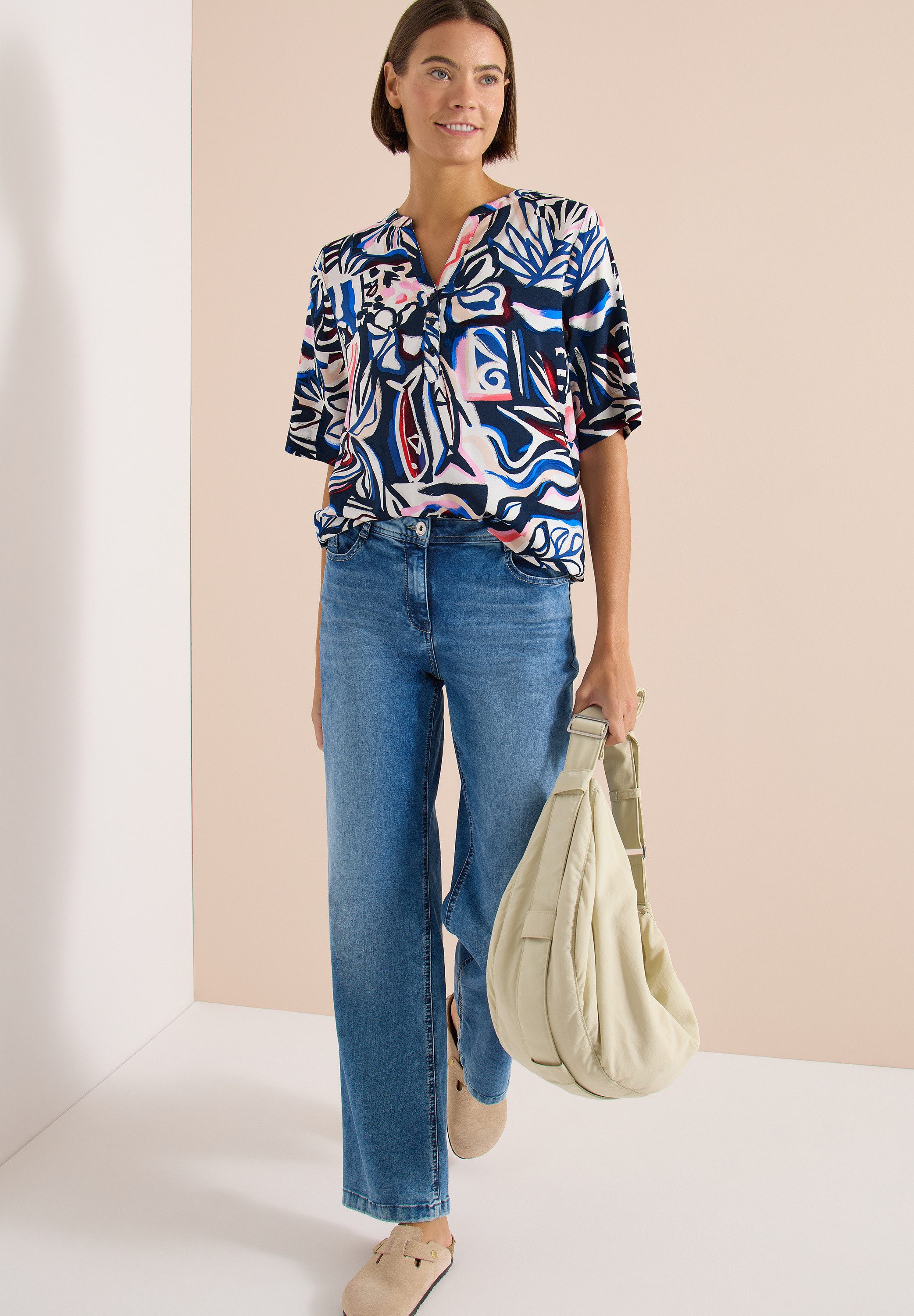CECIL Blusentop mit All-Over Print