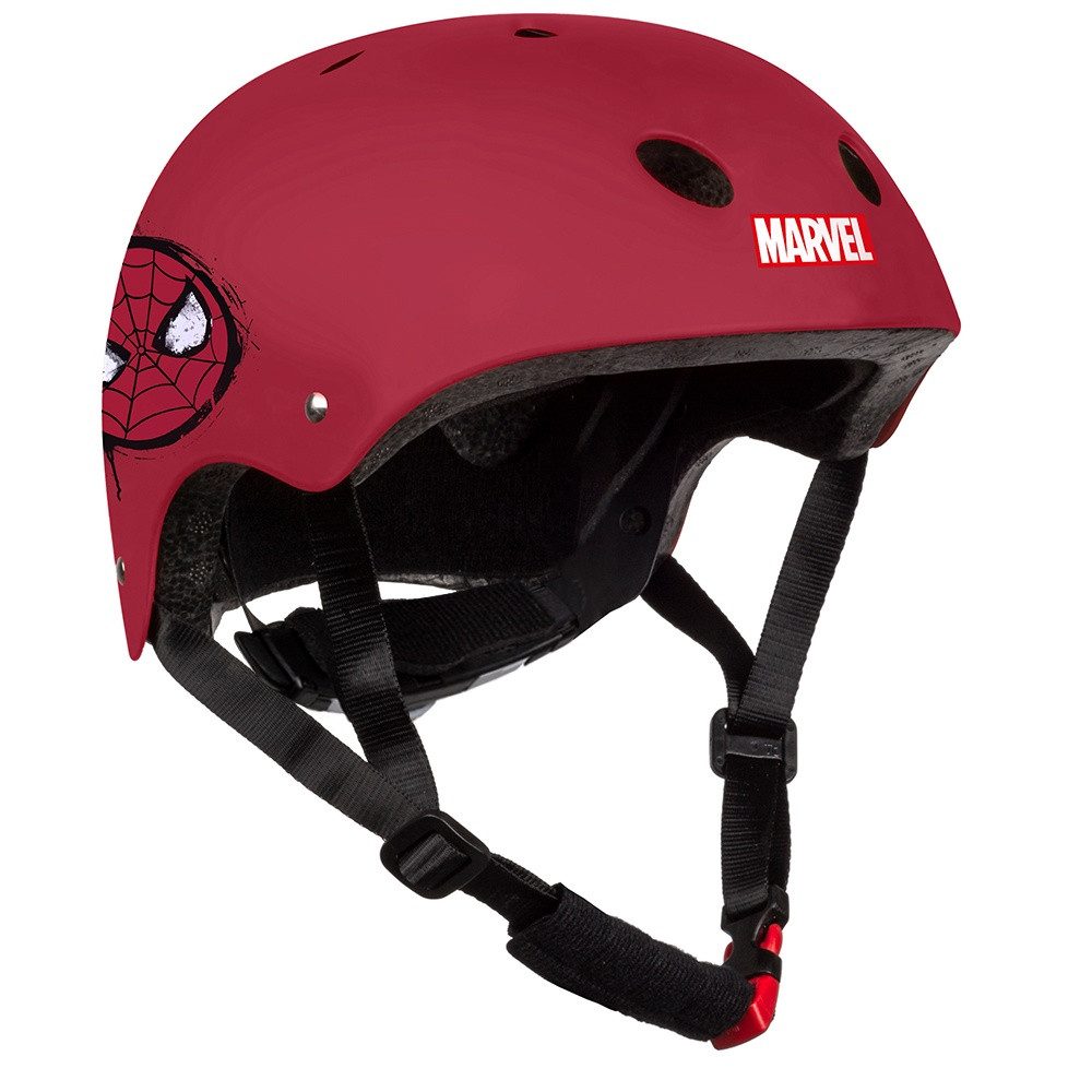 Seven Polska Kinderfahrradhelm Marvel "Beyond Spiderman", Roller Blades, 52-56cm, ab ca. 6 Jahre