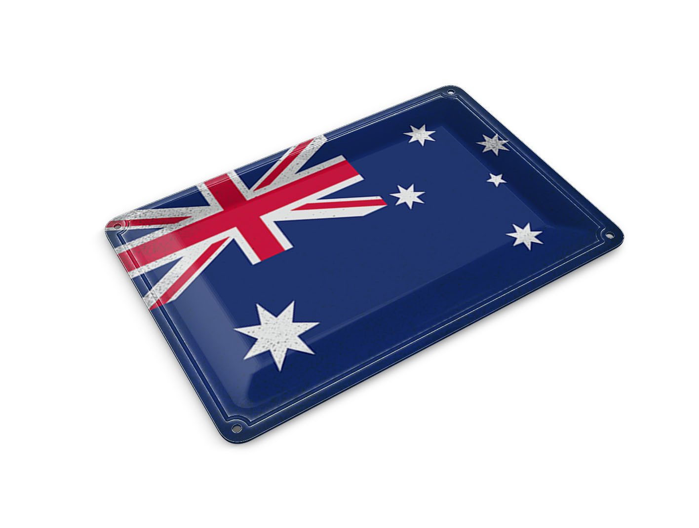 Femer GmbH Postkarte Flagge Australien 14x10 cm Australia Vintage, unfrankiert