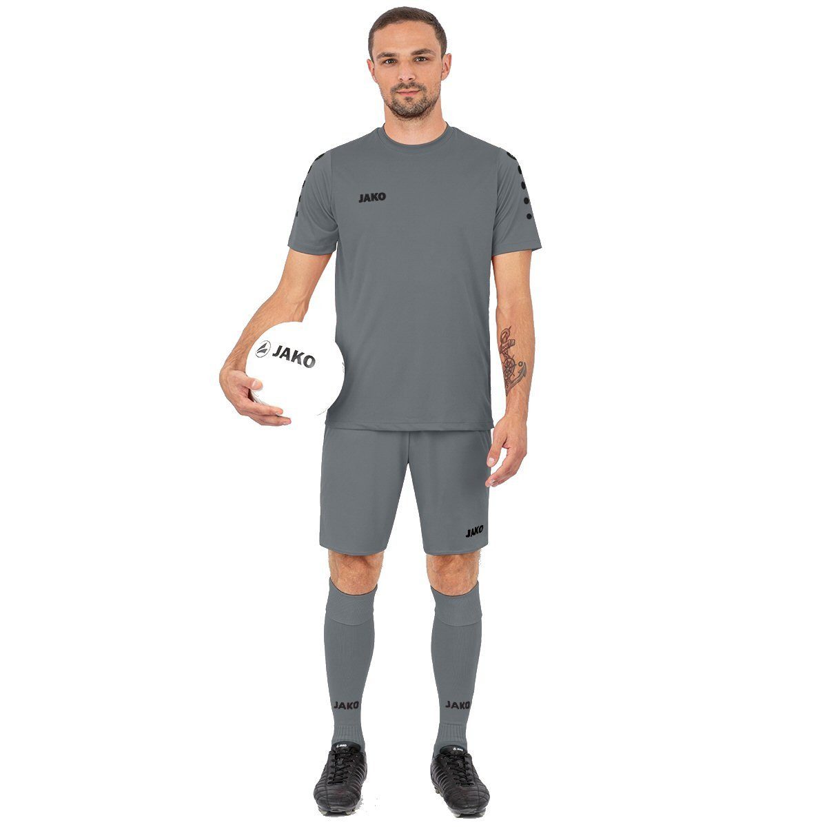 Jako Sporthose Short Manchester 2.0 ohne Innenslip steingrau Herren