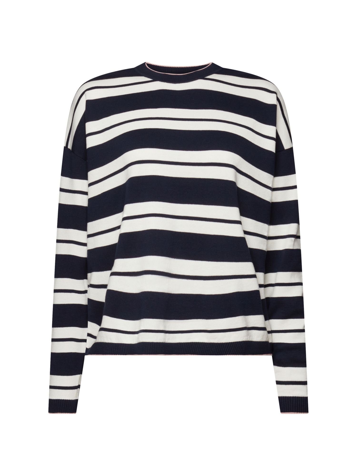 Esprit Rundhalspullover Oversize Pullover, 100 % Baumwolle NAVY | Sweatshirts