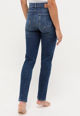 ANGELS 5-Pocket-Jeans Jeans Skinny Slit mit Reißverschluss