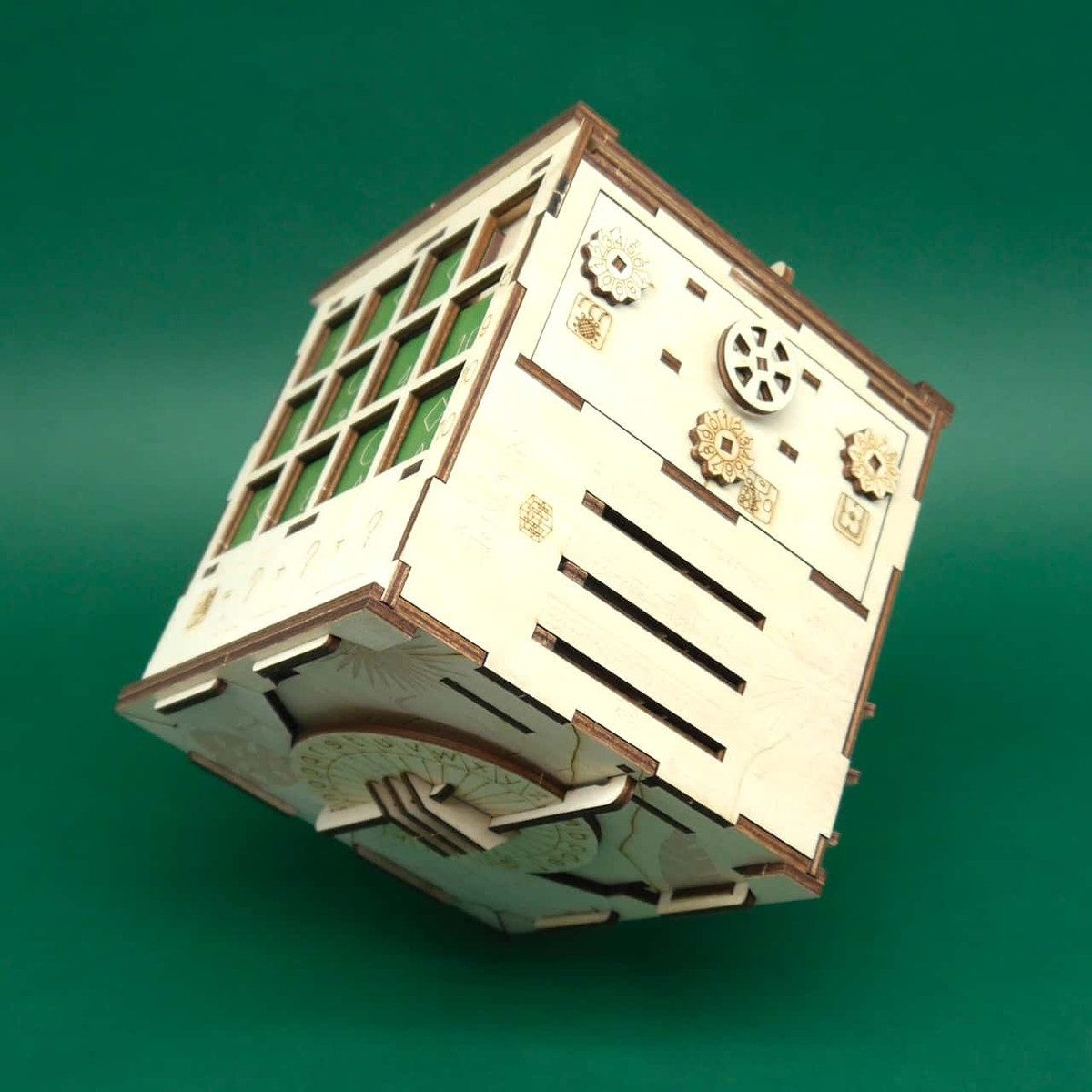ROMBOL Denkspiele Spiel MAYAS MYTHS - XL Escapebox, Cluebox, Holzspiel