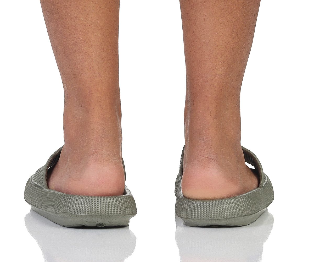 simaranda Herren Damen Schlappen 4446 44-45 Olive Schlappen