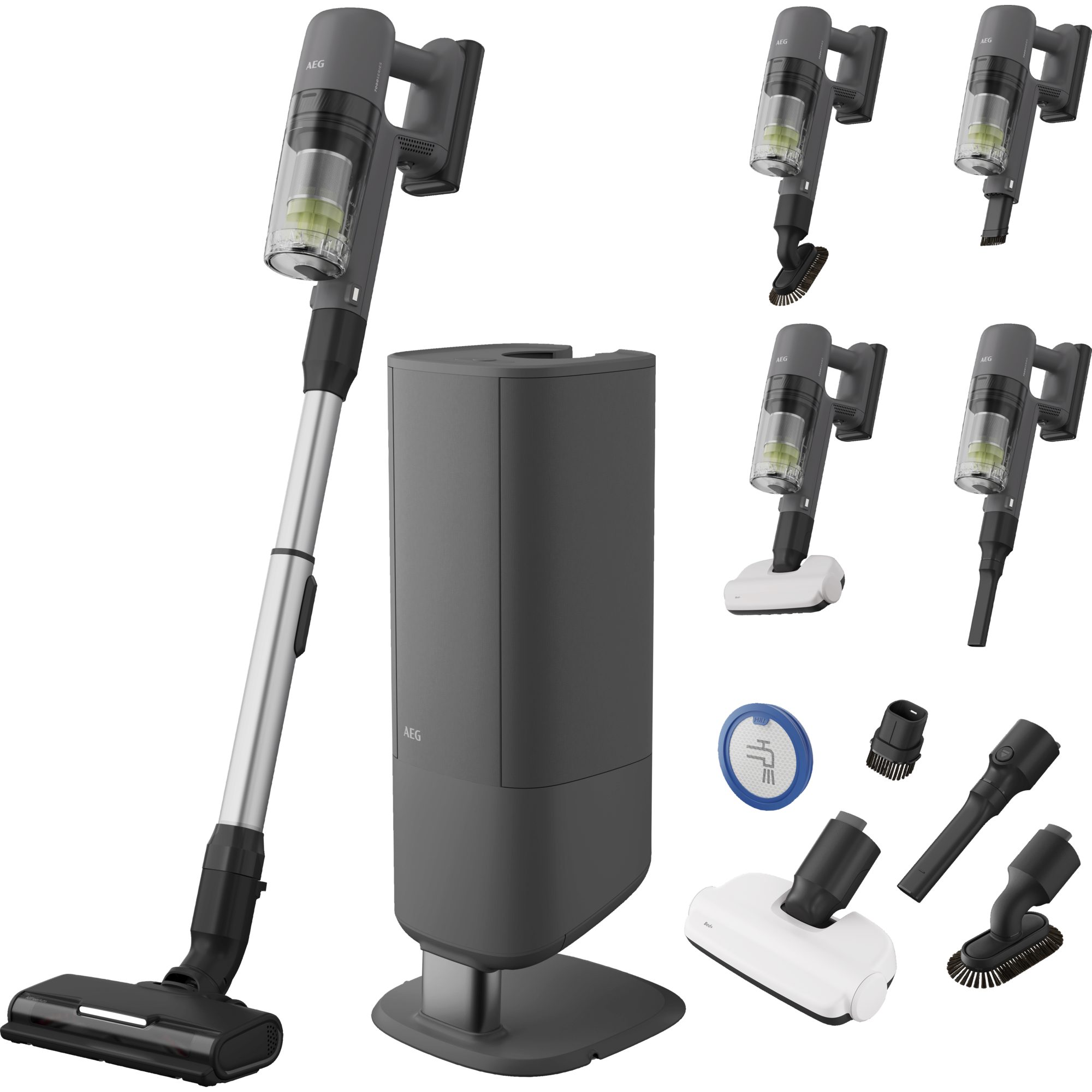 AEG Akku-Stielstaubsauger 7000 Akku-Staubsauger kabellos / Akkulaufzeit bis zu 50 Minuten* / Fa