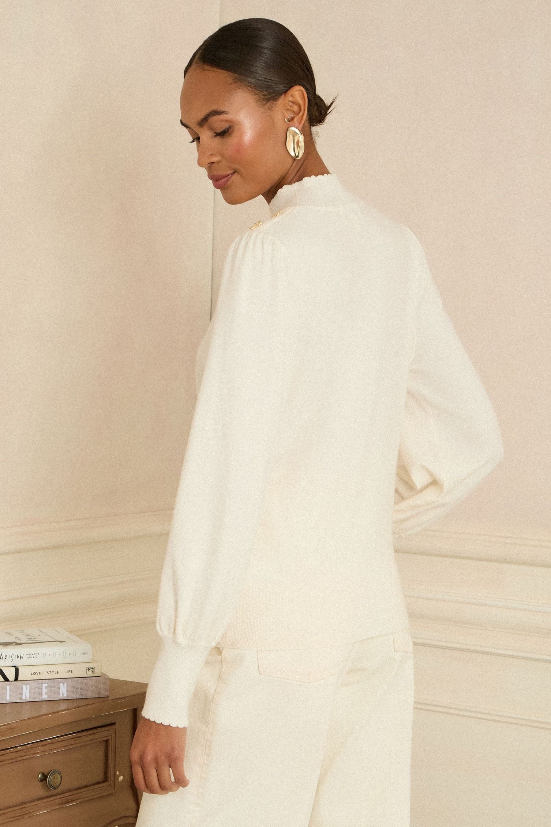 Love & Roses Stehkragenpullover Love & Roses Feinstrickpullover, Regular (1 günstig online kaufen