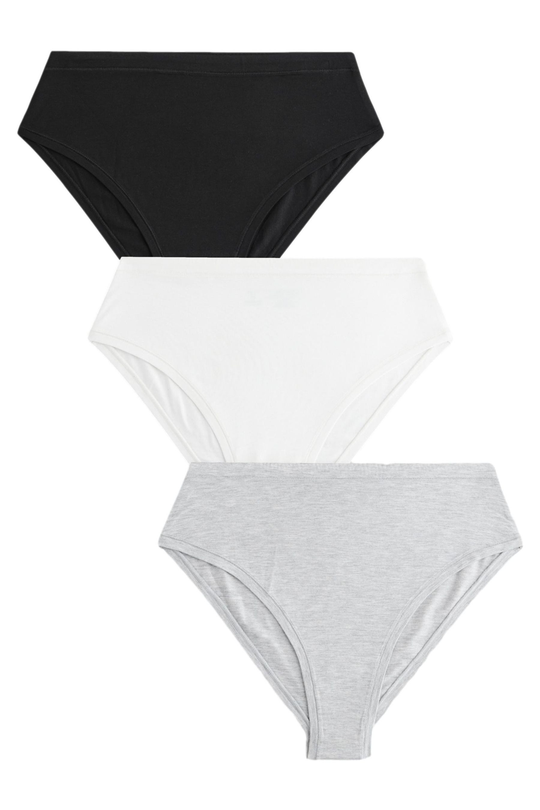 Slip 3 x Ultimate Comfort Hochbund-Slips, hohes Bein