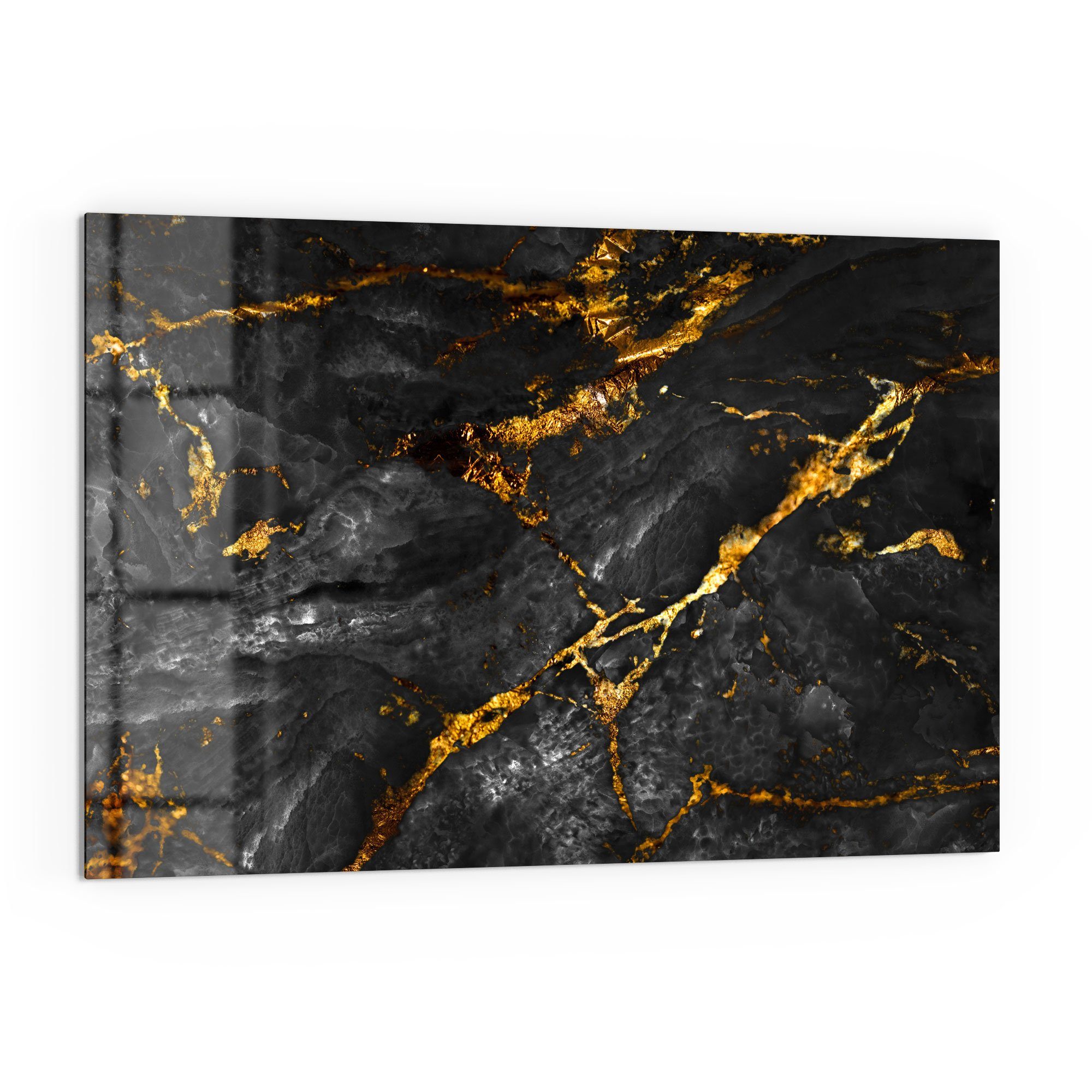 DEQORI Küchenrückwand 'Veredelter Naturstein', Glas Spritzschutz günstig online kaufen