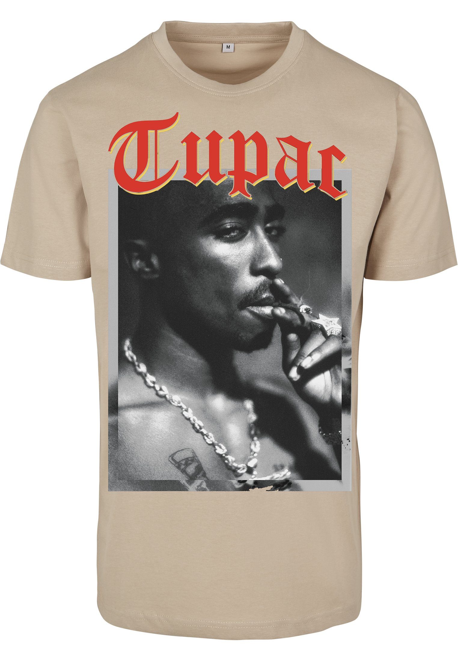 MisterTee T-Shirt Herren Tupac California Love Tee (1-tlg) sand