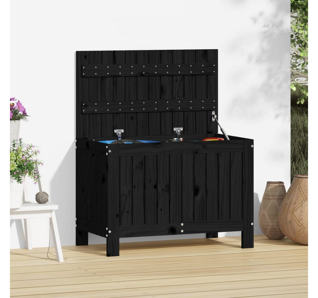Thumbnail - vidaXL Auflagenbox Gartentruhe Kissenbox Kissentruhe Auflagenbox Schwarz 76x42,5x54 cm Ma