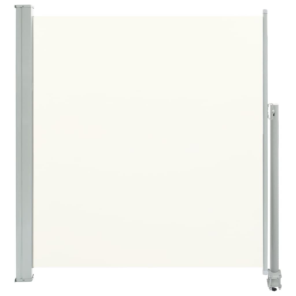 vidaXL Seitenmarkise Ausziehbare Seitenmarkise 140x300 cm Creme