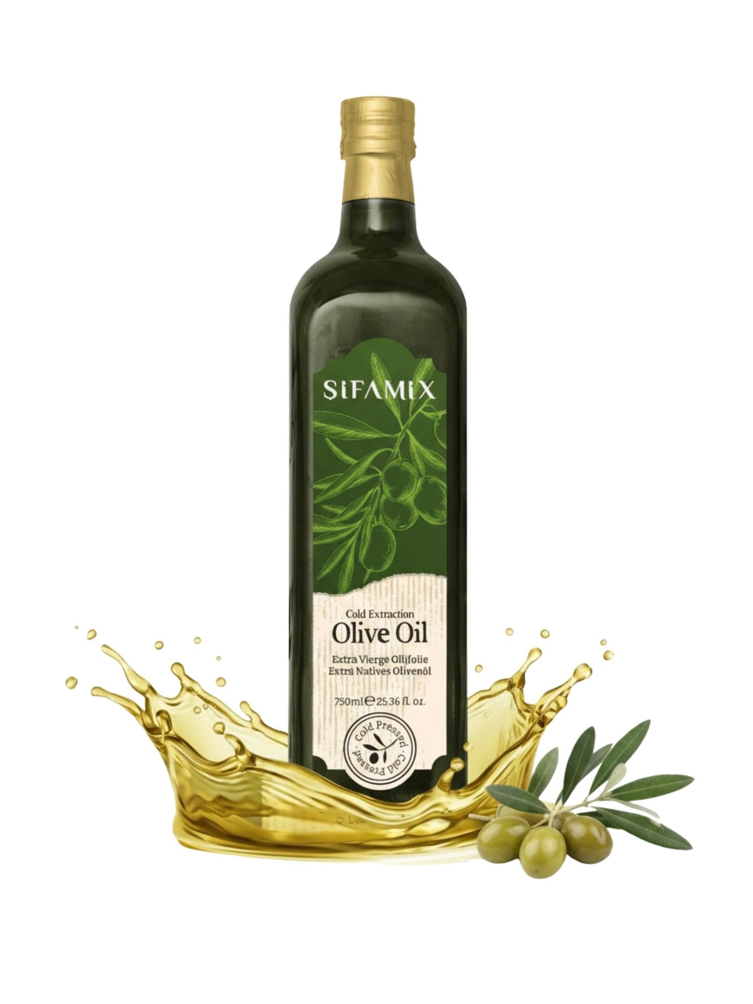 ADELSHOP Speiseöl Natives Olivenöl Extra Kaltgepresst aus Griechenland Premium Qualität, 1 x, 750 ml & 5 Liter, Kaltgepresst.