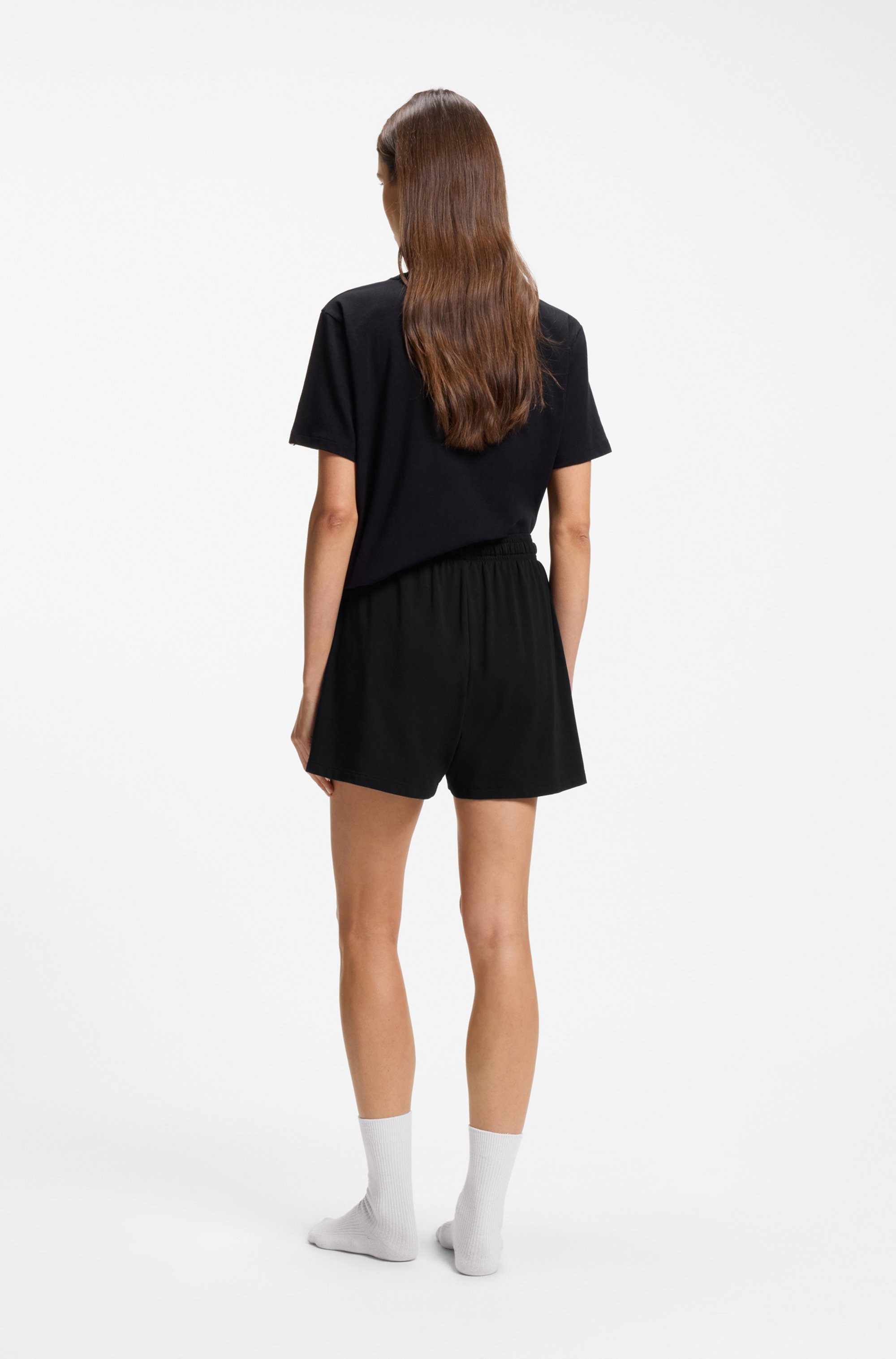 BOSS Pyjamahose CI_Shorts CW mit BOSS Logoschriftzug