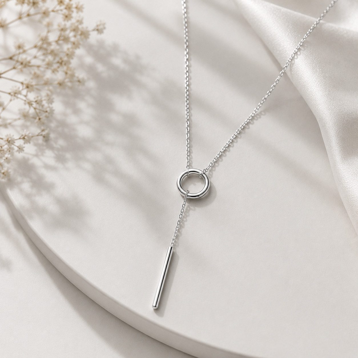 XCOAST Edelstahlkette Elegante Damen Glow Silber Halskette (1-tlg), langlebiger Schmuck, rostfrei, Schmuck Geschenk Damen – Bild 3 von 5