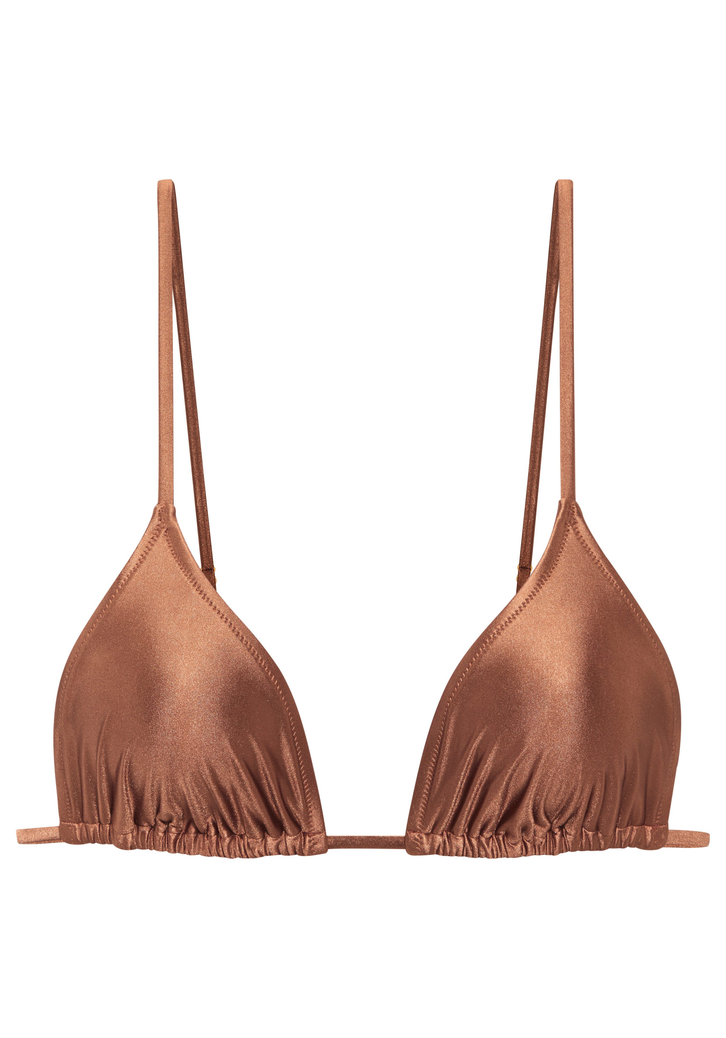 Copenhagen Studios Triangel-Bikini-Top Manon, aus glänzendem Material günstig online kaufen