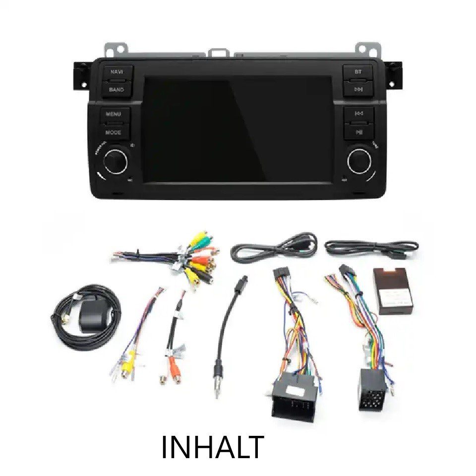 Einbau-Navigationsgerät M3 Für 75 Autoradio MG Android E46 ZT Rover 13 BMW CARPLAY 3er GABITECH 7 zoll