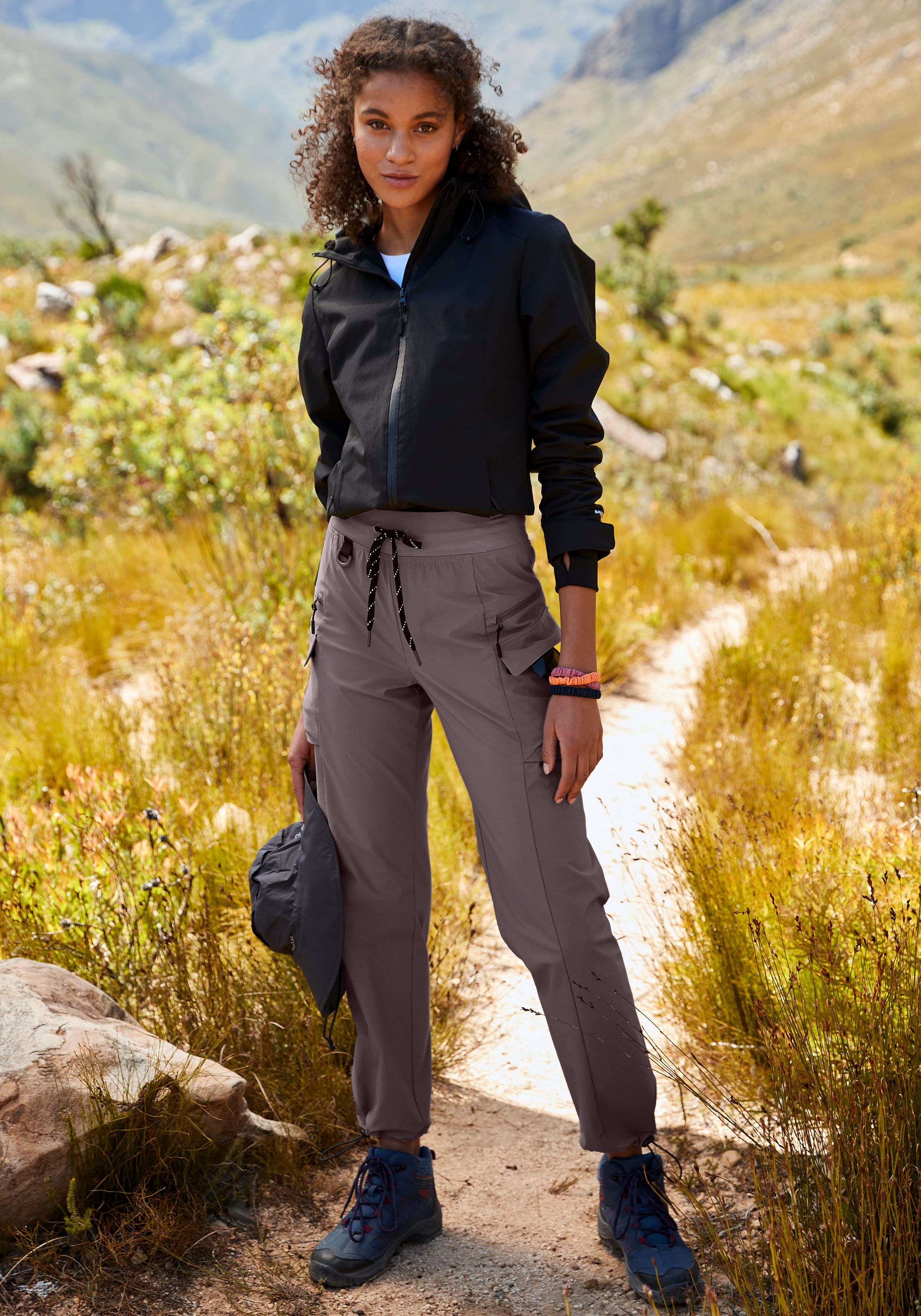 LASCANA ACTIVE Trekkinghose Cargo Pants Schlupfform