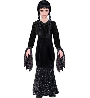 Widmann S.r.l. Hexen-Kostüm Dark Girl Kinderkostüm - Glamour Abendkleid Hallow