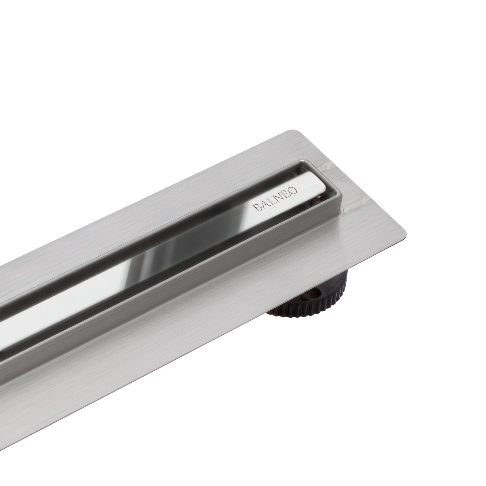 KOLMAN Duschrinne Slim & Low Proline Edelstahl Flach Bodenablauf 70 cm,Komplettset, in Spiegelchrome